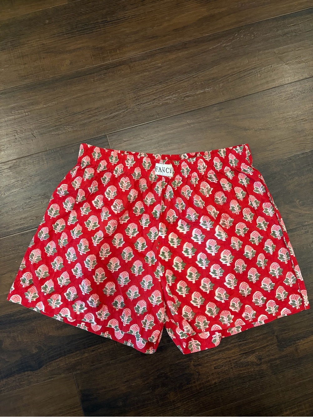 Fancy Indian Block Print Cotton Shorts Women’s Floral